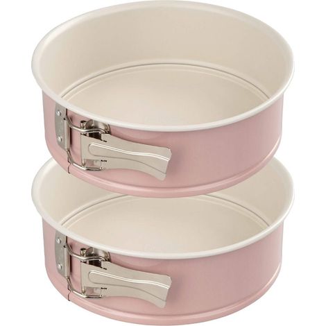 Lot de 2 moules à manqué à charnière 20/20 cm en acier Dr Oetker Dr. Oetker Rétro (1/5)
