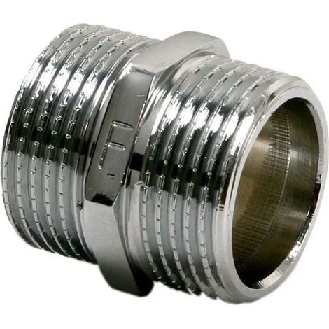 Raccord ferro n03c ottone e cromo 25.5 mm 23 mm (1/2)