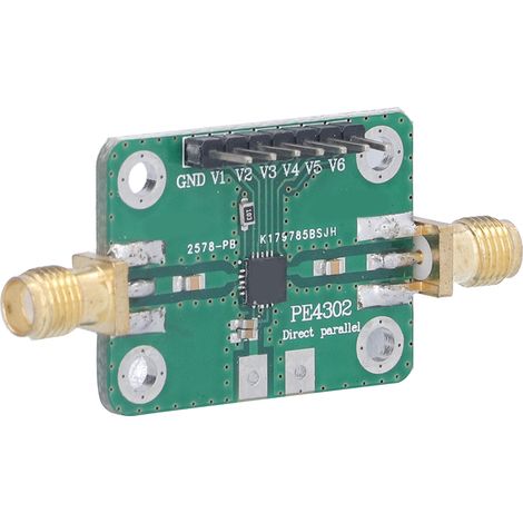 Module atténuateur à commande numérique RF, mode parallèle/série, 1 MHz à 4 GHz, 3,3 V, 6 bits PE4302 (1/5)
