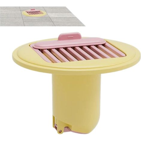 Filtre peigne drainage inséré dans 3 pouces bouchons d'odeur de salle de bain (1/5)