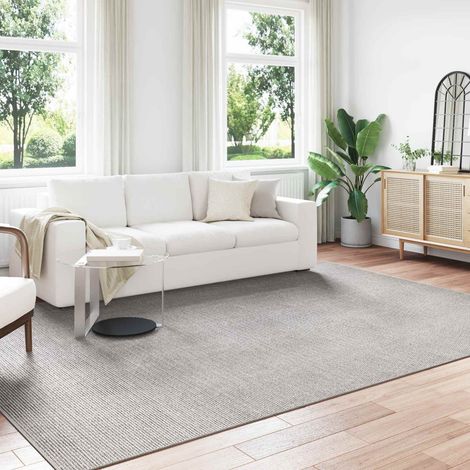 Bereichsteppiche LUGO Creme und Grau 280 x 200 cm Polyester