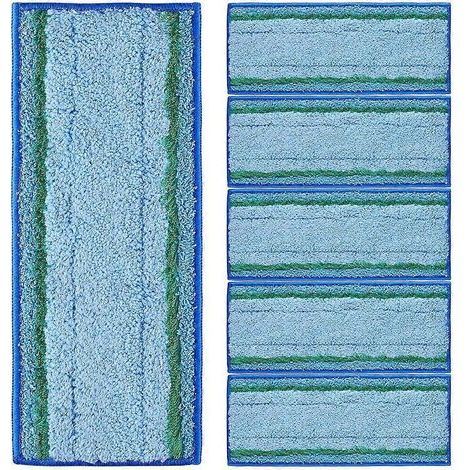 Lot de 6 accessoires pour lingettes de nettoyage pour robot laveur de sols iRobot Braava Jet M6 Series Ultimate Robot Mop - Pièces de rechange pour lingettes de nettoyage humide (1/5)