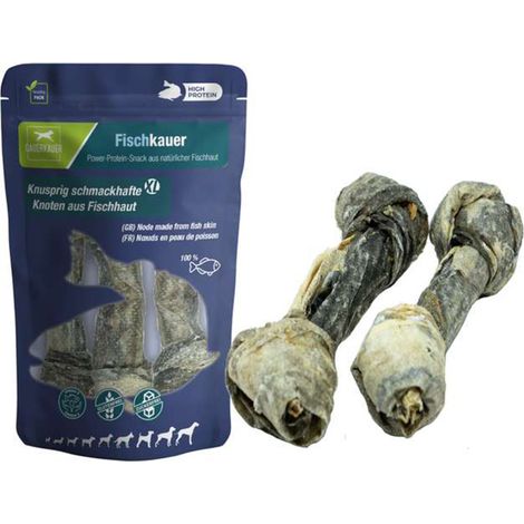 Wolters Hundeleckerli Dauerkauer Knoten aus 100 % Fischhaut 2 - 3 Stück 180 g