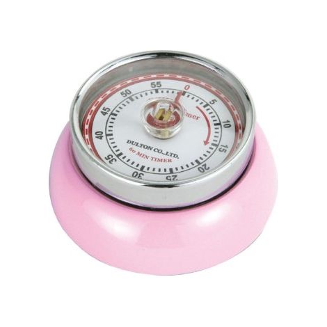 Zassenhaus Temporizador magnético Rosa diseño retro cocina