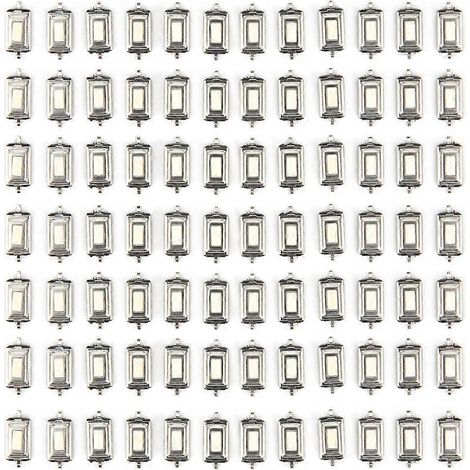 200 boutons-poussoirs tactiles pour produits électroniques, pastilles tactiles, 6 x 3 x 2,5 mm
