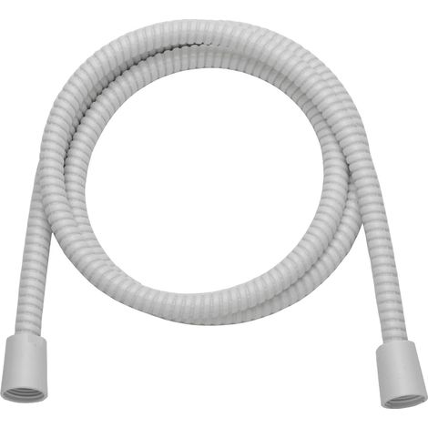 Croydex Replacement Flexible Shower Hose 1.5m PVC Pipe - White Amalfi