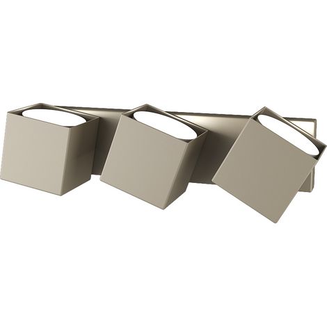 Applique Moderna Rotation Metallo Sabbia 3 Luci Gx53 (1/4)