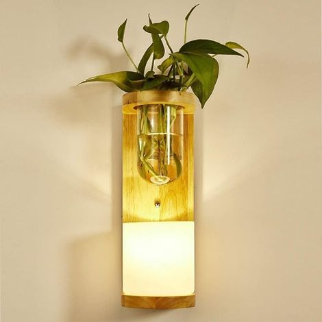 Lampe murale LED, lampe murale en verre blanc, lampe murale de chevet, pour toutes les pièces (5 W, lumière chaude) (1/4)