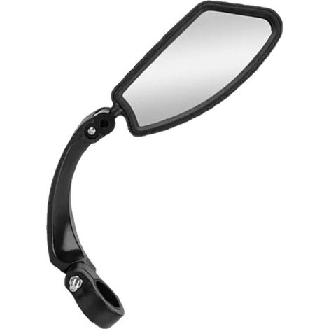 Rétroviseur gauche pour vélo – Lentille anti-rayures – 360° rotatif – Noir – Sécurité et confort