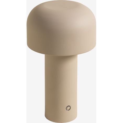 SKLUM Kabellose LED-Tischlampe für den Außenbereich aus Eisen Loentia Beige Tapioca                                  