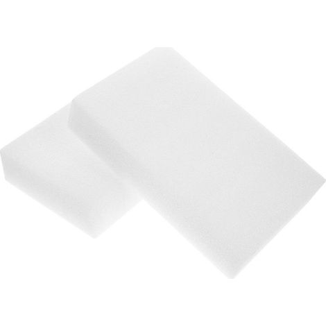 Lot de 2 doublures d'emballage professionnelles, inserts en mousse pour livraison express, fournitures d'emballage-24.50X14.50X5.00CM-White (1/4)