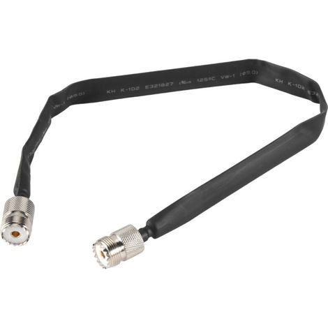 Flat Coaxial Cable SO239 UHF 50 Ohm Door Window Extension Pigtail (1/4)