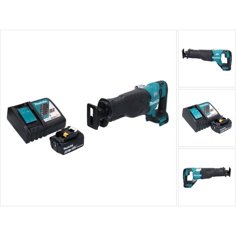Makita DJR 187 RM1 Akku Reciprosäge Säbelsäge 18 V Brushless + 1x Akku 4,0 Ah + Ladegerät