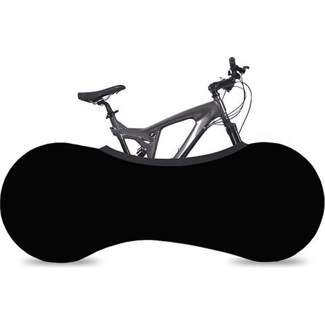 Housse de protection pour vélo,housse de protection pour équipement de protection, extensible, sac de rangement anti-poussière pour vélos, VTT, lavable, facile à transporter en plein air , Noir (1/5)