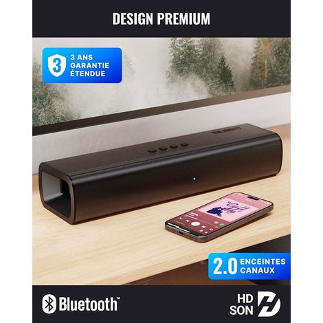 Barre de Son TV Bluetooth, 80W Enceintes pour Téléviseur (1/3)