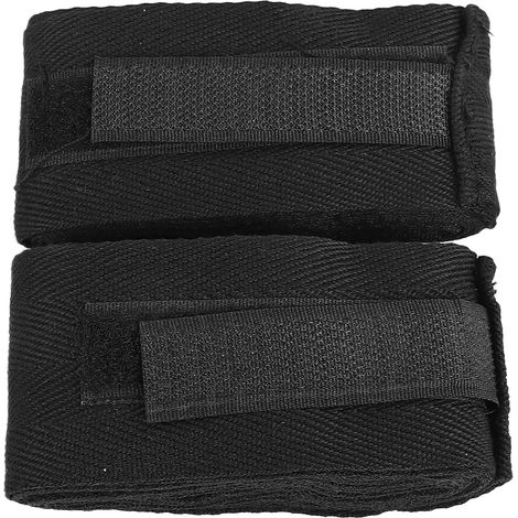 Bandes de boxe 3M pour Muay Thaï et MMA, élastiques et de kickboxing, pour hommes et femmes, noires. (1/5)