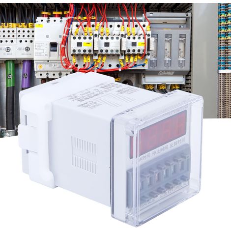 BERM JZF-10A LCD-Motorsteuerungs-Timer-Relais CW/CCW 0,1 s-99 h 12 V AC/DC (1/5)