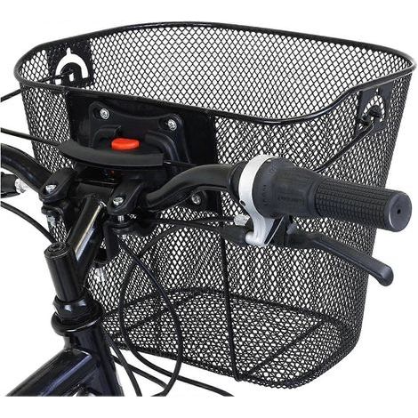 Panier avant. panier antirouille pour vélo électrique. panier avant amovible. panier de rangement pour guidon avant