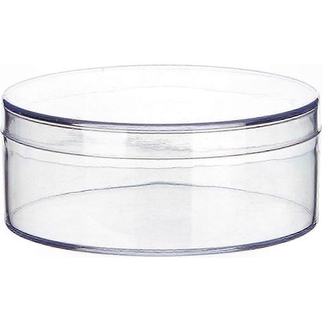 Coffret de rangement en acrylique transparent, boîte cœur et ronde avec couvercles, idéale pour bonbons, pilules et petits bijoux (1/5)