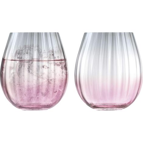 Lot de 2 verres Dusk, 425 ml, rose/gris (1/5)