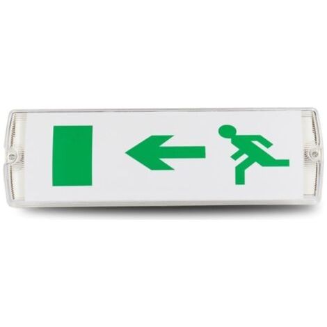 Eclairages de Sécurité à Led, Classe de Protection : IP20, Panneau d'indication de Sortie / de Secours, Lumineux