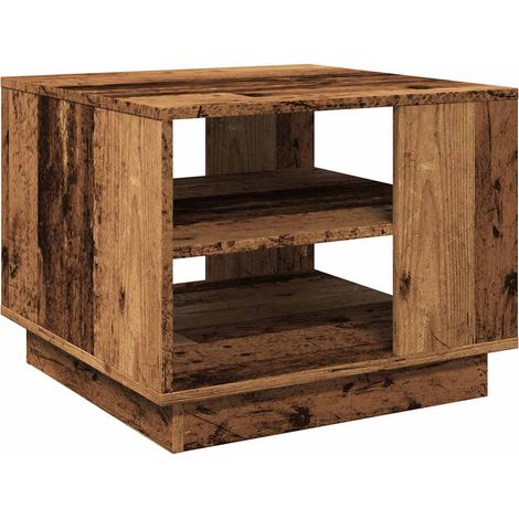 Maison Exclusive - Table basse vieux bois 55x55x42 cm bois d'ingénierie