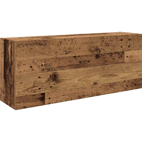 Maison Exclusive - Bad-Wandschrank Altholz-Optik 100x25x40 cm Hol