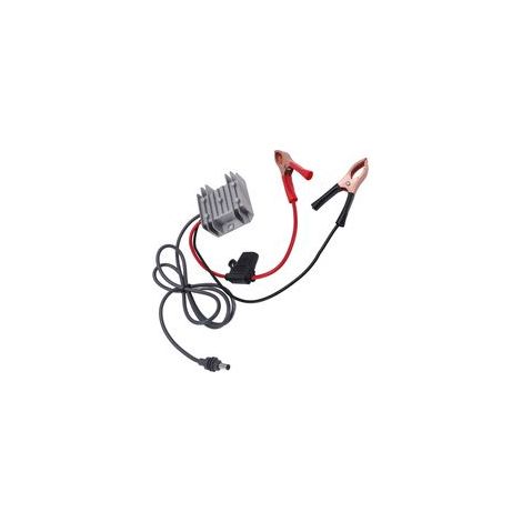 Convertidor de potencia portátil de 1224 V a 30 V 3,5 A con pinzas de cocodrilo para antena satelital (1/5)
