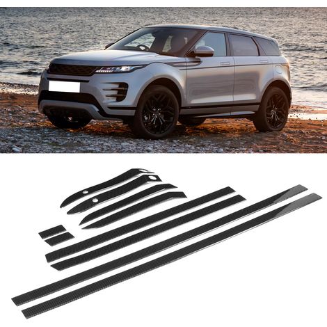 Lot de 10 baguettes décoratives pour carrosserie, compatibles avec Land Rover Aurora 2020, aspect fibre de carbone. (1/4)