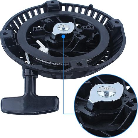 Ensemble de lanceur à rappel pour moteur Robin Subaru EX27 EX30 de remplacement 279-50301-00, 279-50301-10, 279-50301-20, 279-50301-30 Pièce (1/5)