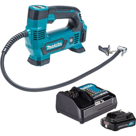 Makita MP 100 DSA1 Akku Kompressor 12 V max. 8,3 bar + 1x Akku 2,0 Ah + Ladegerät