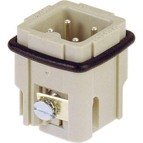 Scame inserto maschio 3 poli+t  portacontatti per connettori industriali 920.0032611
