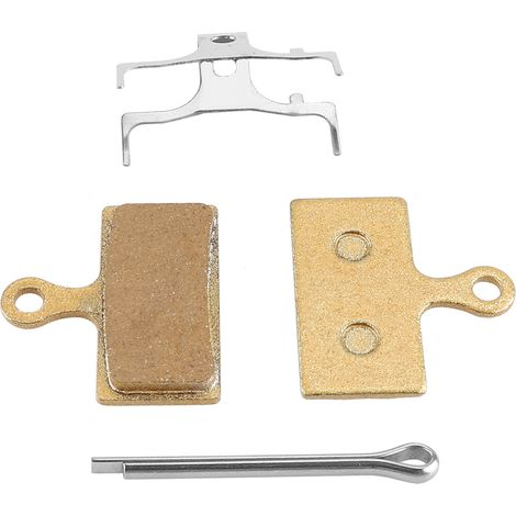Plaquettes de frein SHIMANO M615 entièrement métalliques, plaquettes de frein à disque en métal à base de cuivre résistantes à l'usure, pièces détachées (1/5)
