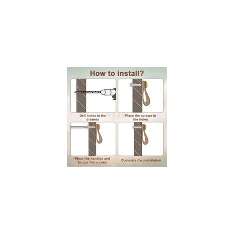 NALOOKAMIC Lntyq 10 PCS Poignée en Cuir pour Meuble Poignée de Porte en Cuir Poignées Cuir de Placard Poignée de Porte Cuisine en Cuir Poignée de Porte de Placard en Cuir pour Cuisine Chambre (1/5)