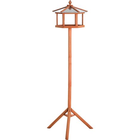 Wooden Bird Table for garden Feeding Station, 153Hcm (1/5)