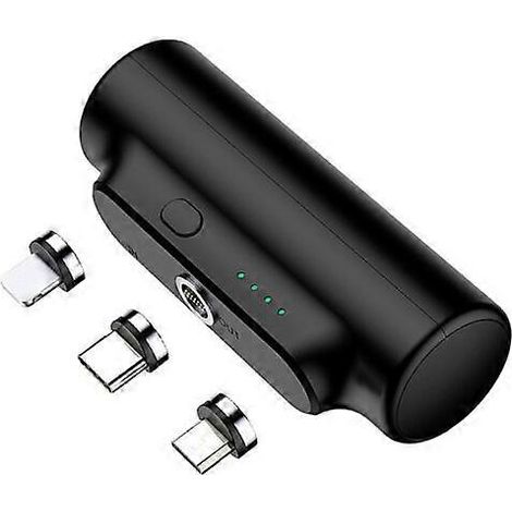 Batterie externe magnétique 3000 mAh Mini chargeur magnétique pour Xiaomi, batterie externe magnétique portable de secours (1/4)