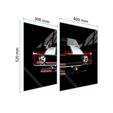 GLASSCHUTZPLATTE FÜR HERD 70x52 AUTO (1/5)