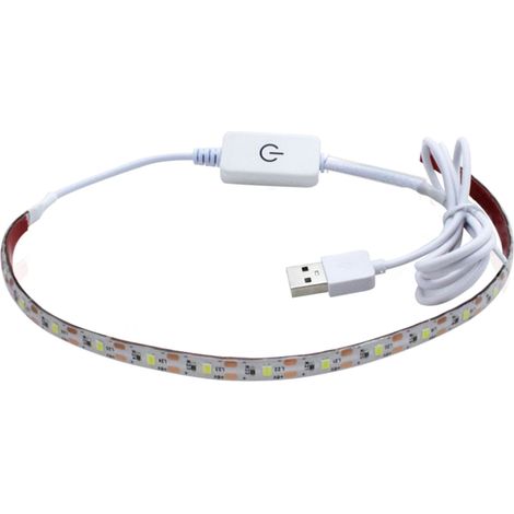 Tira de luz USB ultrabrillante para costura, con alimentación USB e interruptor táctil, compatible con todas las máquinas de coser. (1/5)