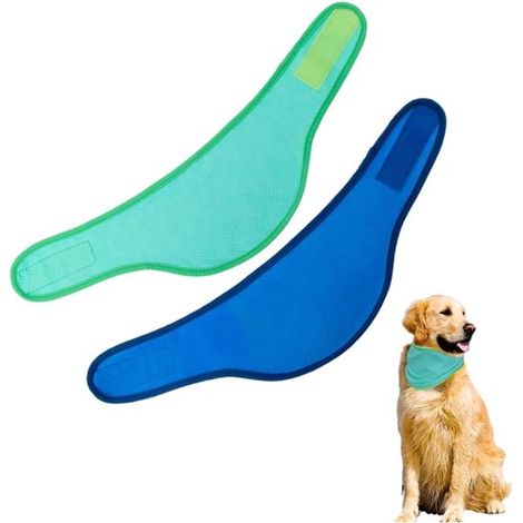 Bandana rafraîchissante pour chien - taille M - collier rafraîchissant - écharpe rafraîchissante pour chien - écharpe rafraîchissante pour animaux de compagnie - collier rafraîchissant - prévient les (1/5)