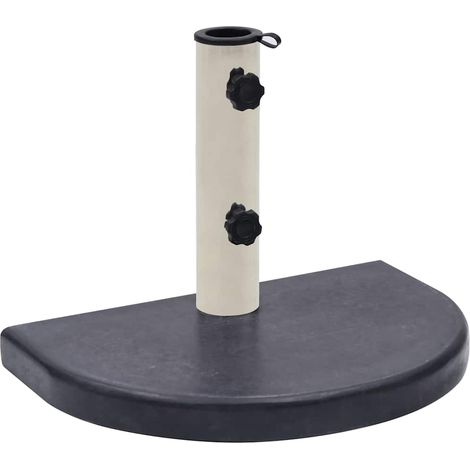 Socle de parasol Noir 40x28x4 cm Granite (1/5)