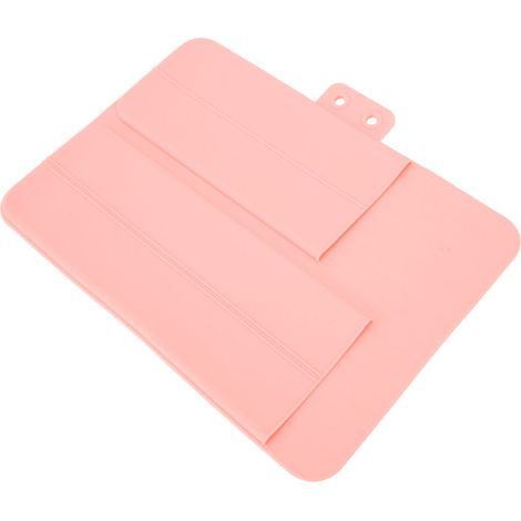 Tapis de transport en silicone résistant à la chaleur pour fer à friser, pochette de rangement portable pour lisseur et fer à friser. (1/5)