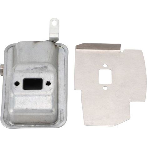 BelleRise - Silencieux d'échappement – pour 143rII G35L G45 – avec déflecteur de protection – pour débroussailleuse et jardinage (1/5)