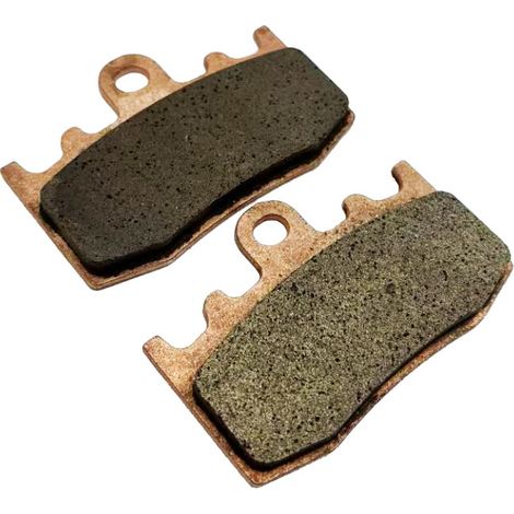 Sintered copper brake pads compatible with BMW R1200RT/ST (2003-2012) and R1200GS (2006-2012).