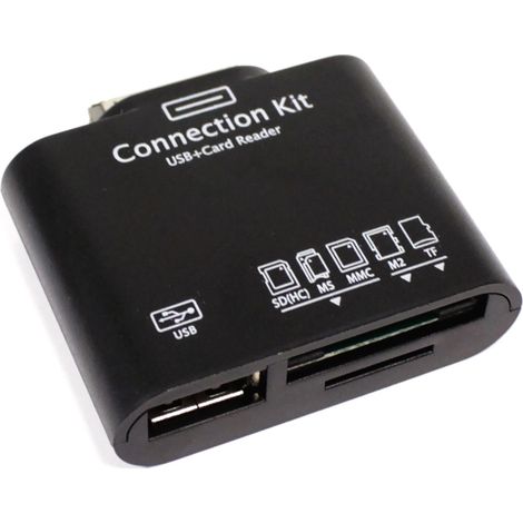BeMatik - Lecteur de cartes mémoire et USB pour Samsung Galaxy Tab supporte les cartes SD MMC MS M2 TFlash (1/5)
