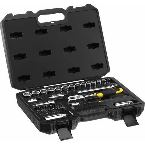 STANLEY set chiavi a bussola att. 3/8" - 45 pz