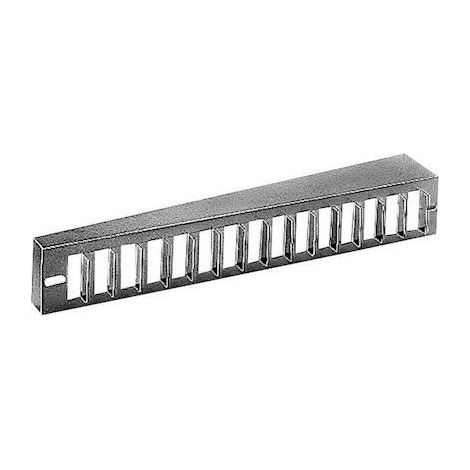 Registre N à glissière inclinée en acier galvanisé pour grille de conduit 425x75 mm (1/2)