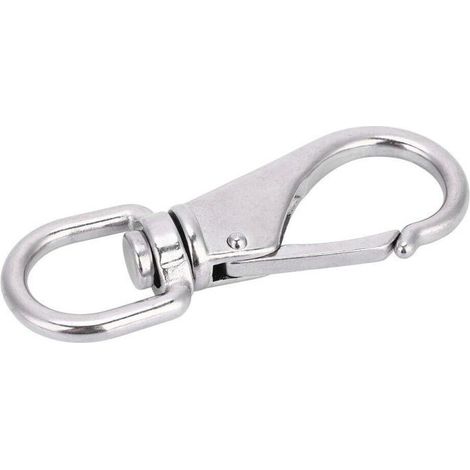 Universal hinge buckle made of stainless steel 304/316, rotating universal hook, boat fittings 304-1 black, stainless steel 304/316