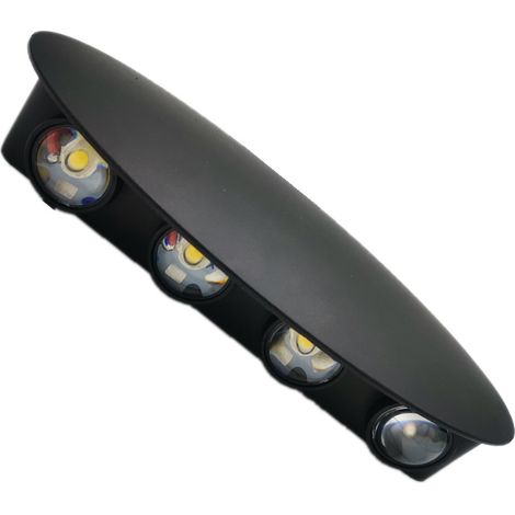 led outdoor wall lamp corridor garden courtyard modern style indoor wall lamp all aluminum 6w (1/3)
