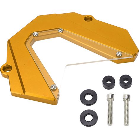 CNC-gefräster Motorrad-Kettenradschutz aus Aluminiumlegierung (1/5)