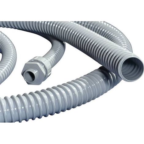 HellermannTyton tubo corrugato grigio 16 mm flessibile
